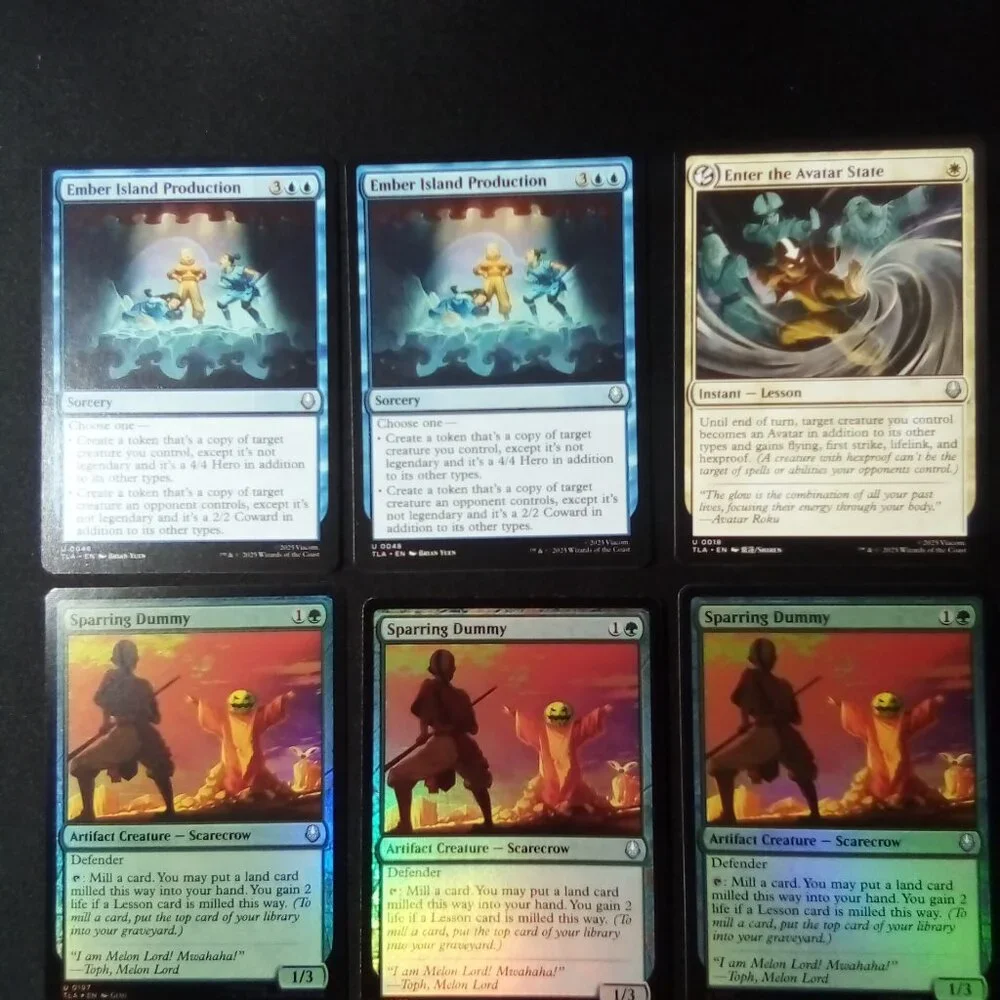 Curated set of 43 Avatar: The Last Airbender ~ Aang Themed MTG Cards NM